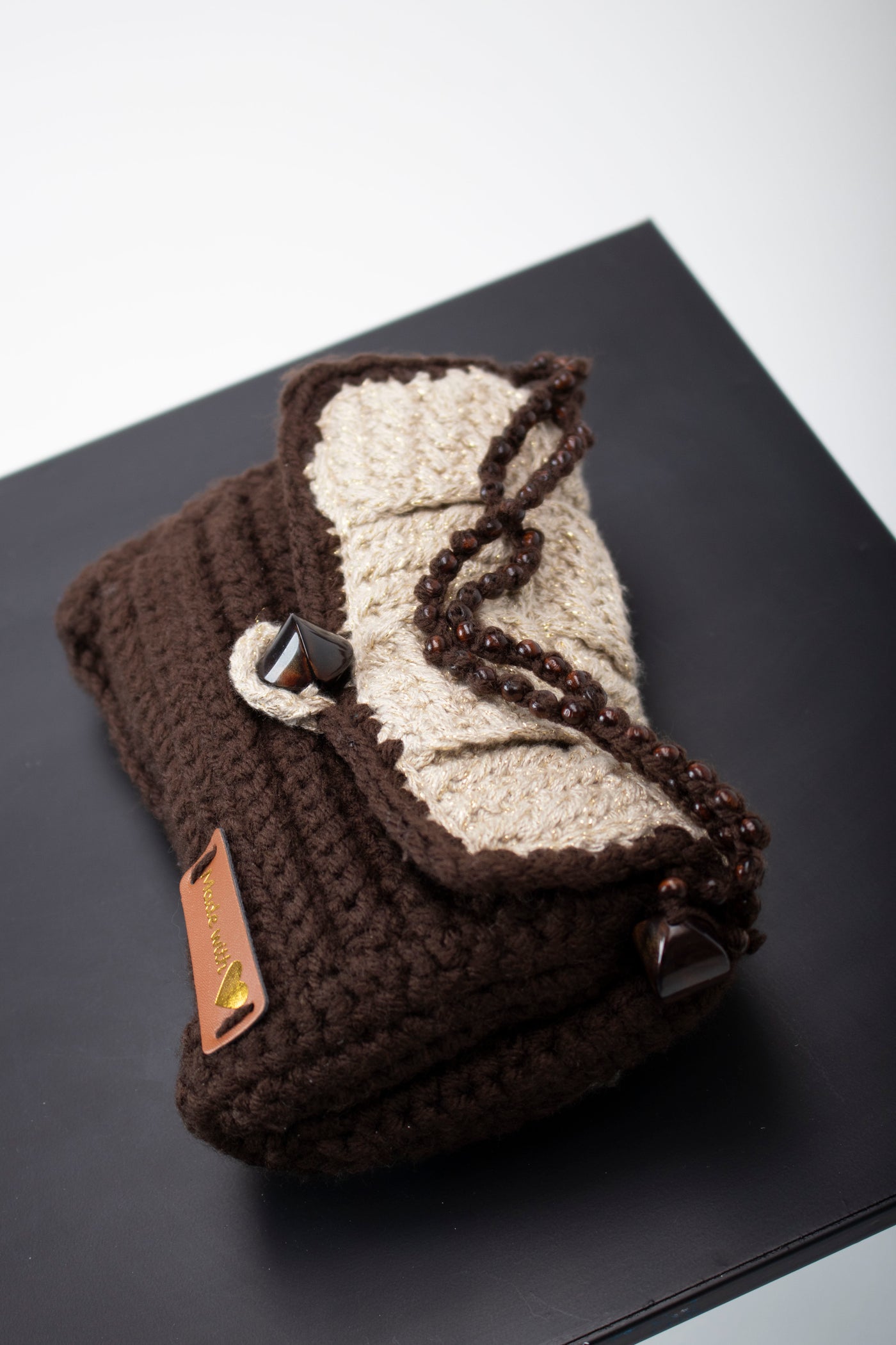 Brown & White Bag